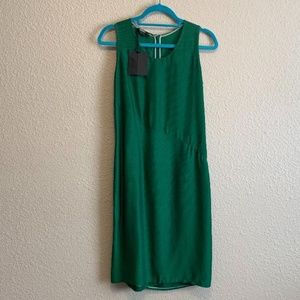 Calvin Klein Collection green Rayon/Silk dress NWT
